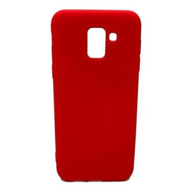 Imagem de Capa Capinha Case Aveludada Vermelha Para Galaxy J6 J600 5.6 - Samsung