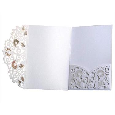 Imagem de convite casamento, corte a laser, europeu, com três dobras, para convites negócios, decoração festa, ideal