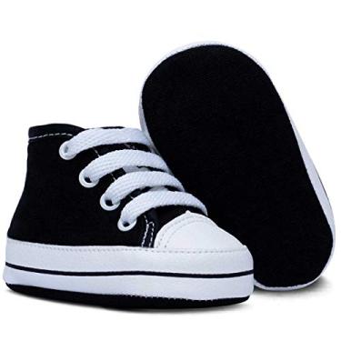 Imagem de Sapatinho Bebe Tenis Star Cano Alto Menino 01.03 (Preto, P)