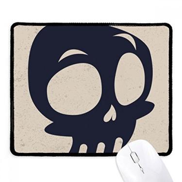 Imagem de Mousepad antiderrapante de olhos grandes para o Dia das Bruxas, escritório, preto, com bordas costuradas, presente