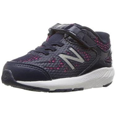 Imagem de New Balance Tênis de corrida unissex para bebês 519 V1, Pigmento/Rosa Glo, 2 X-Wide Infant