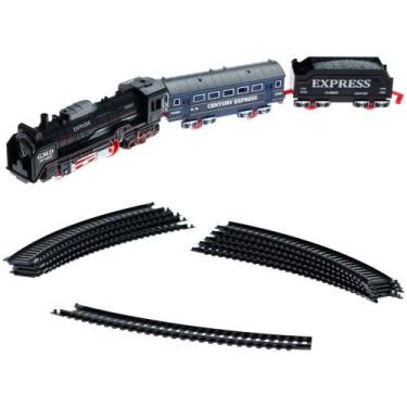 Trem Ferrorama Brinquedo Locomotiva com Som e Luz a Pilha em Promoção na  Americanas