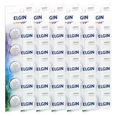 Imagem de Pilha CR2032 3V Elgin Bateria Moeda kit 30 unidades