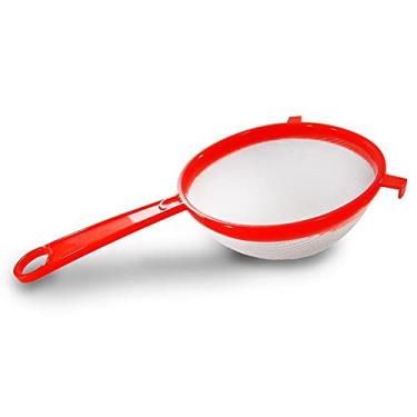 Imagem de Peneira Com Cabo Malha Liga De Metal Plástico Ke Home 20 Cm