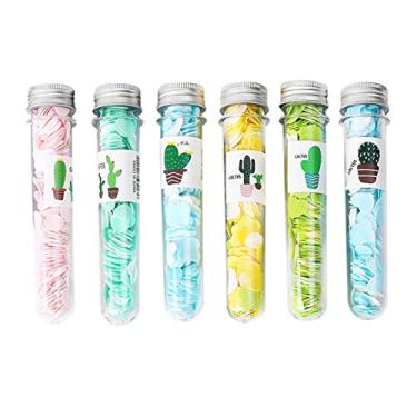 Imagem de Chusui Flocos de sabão descartáveis portáteis de viagem com caixa de armazenamento Papel de sabonete Mini espuma perfumada de papel Sabonete suprimentos de limpeza para lavagem de mãos CL