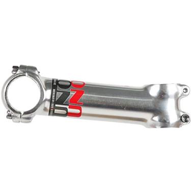 Imagem de Haste de bicicleta de montanha 31,8 cm, 7/17/35 graus 70-130 mm haste de elevação retrô leve para a maioria das bicicletas, bicicleta de estrada, MTB, BMX, ciclismo (liga de alumínio, prata) (± 7° 130 mm)