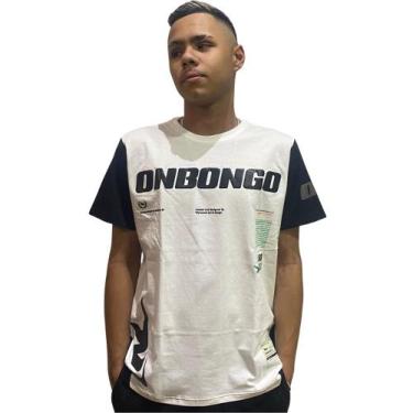 Imagem de Camiseta Onbongo Kumo D752a Branco Preto