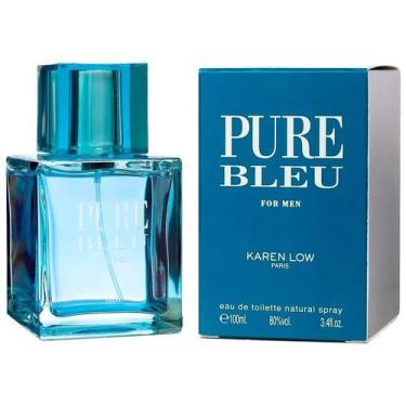 Imagem de Perfume Masculino Geparlys Pure Bleu Edt 100ml - Fragrância Revigorant