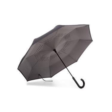 Imagem de totes Guarda-chuva Inbrella dobrável com fecho reverso, Preto/cinza, One Size, à prova de vento e chuva
