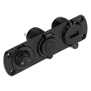 Imagem de Carregador de carro, soquete de isqueiro com interruptor independente, para veículos de iate