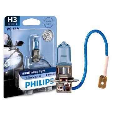 Imagem de Lampada H3 Philips Blue Vision 3700K 12V 55W Unitario