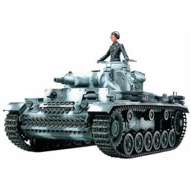 Imagem de Tamiya 35290 - Maquete para montar tanque alemão Panzerkampfwagen III Ausf escala 1/35