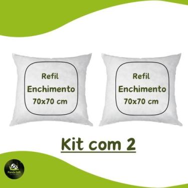 Imagem de KIT 2 Enchimentos de Almofada 70x70 - bambusoft
