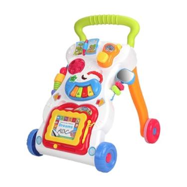 Imagem de Generic Carro de aprendizagem para andar cedo, brinquedo de empurrar, carro de caminhada, brinquedo de atividade para bebês de 1, 2 e 3 anos, Luz