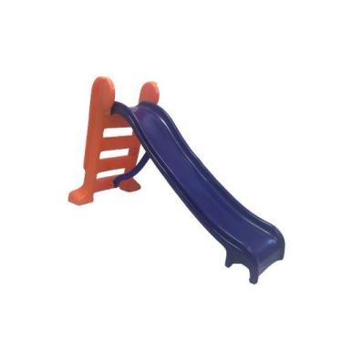 Imagem de Escorregador médio infantil Médio laranja c/ Azul Super divertido e re