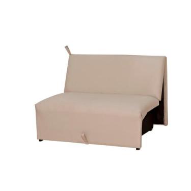 Imagem de Sofá Cama 2 Lugares Malu Sintetico Bege Matrix