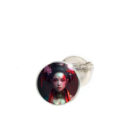 Imagem de Boton Oiran Japonesa Cyberpunk - recanto astral