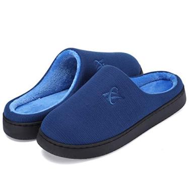 Imagem de Pantufas de espuma viscoelástica para sapatos casuais femininos e masculinos, Azul marino, 7-8 Women/5-6 Men