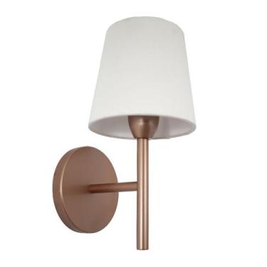 Imagem de Lustre Arandela Cúpula Cone Rose Gold 213 - ILUMINAMUNDO