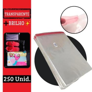 Imagem de Saco Plastico Transparente Saquinho Adesivado 20x30 PP c/250 - Plastim