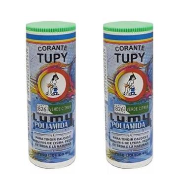 Imagem de Corante Tupy Lumy Poliamida  para lycra, seda, lã  frasco 45g, Verde C