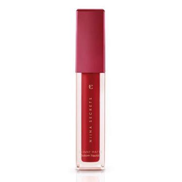 Imagem de Batom Niina Secrets Liquido Skinny Matte Vermelho Hibisco - Niina Secr