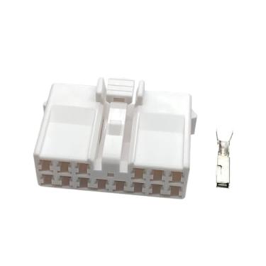 Imagem de 1 Conjunto De 14 Pinos 2.2mm Conector Macho Fêmea Elétrico Automotivo Tomada De Fio Automático Mg651110 Mg641113 DJ7144Y-2.2-11(Female)