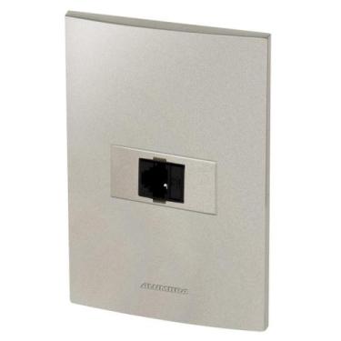 Imagem de Conjunto 1 Tomada Telefone Rj11 - Inova Titanium - Att24 - Alumbra