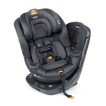 Imagem de Cadeira de Bebe para Carro com Rotação de 360°, Sistema de Arnês Quick-Secure e Apoio de Cabeça, Chicco Fit360 ClearTex, Cinza
