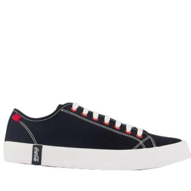 Imagem de Tênis Coca Cola Burley Canvas Preto e Branco - Masculino - 38 - Preto