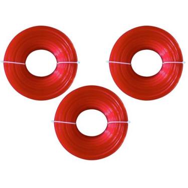 Imagem de Kit 90 Metros de Fio De Nylon Para Roçadeira 1.6 Mm 30m - Rocast
