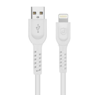 Imagem de Cabo Dual Shock ( iPhone / iPad ) Lightning - Branco - 1,2m (MFI Homologado) - Gshield