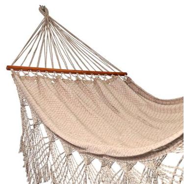 Imagem de Rede Descanso Dormir Casal Com Madeira Americana Resitente - ATACADAO 