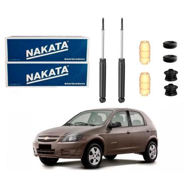 Imagem de Par amortecedor traseiro nakata original chevrolet celta 1.0 2013 A 2015
