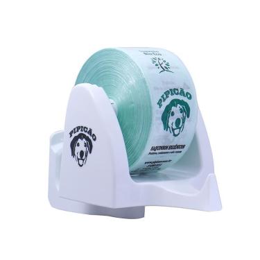 Imagem de Coletor de Fezes de Cachorro Branco Com Saquinhos Cata Caca