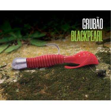 Imagem de Kit 3 iscas artificiais GRUBÃO BLACKPEARL, 480g