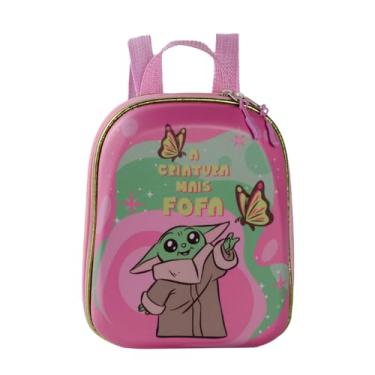 Imagem de MOCHILA INFANTIL STAR WARS GROGU ROSA - DIPLOMATA - 3861BX24