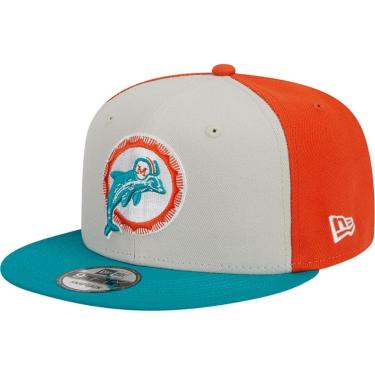 Imagem de Boná New Era Miami Dolphins Aba Reta 9FIFTY Sideline Histórico 2023-Masculino