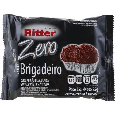 Imagem de Barra de Cereais Zero Açúcar Brigadeiro 75g - Ritter