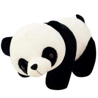 Imagem de Bonito Brinquedo de Pelúcia Panda para Bebê - Travesseiro Macio para M