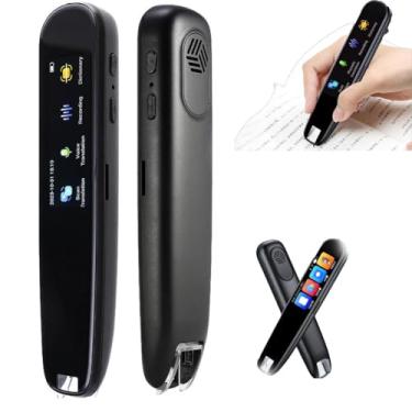 Imagem de Caneta tradutora de digitalização, caneta de leitura de leitura de tradução de 116 idiomas, tradutor de scanner móvel, dispositivo portátil de tradutor de idiomas, suporta fala e digitalização para