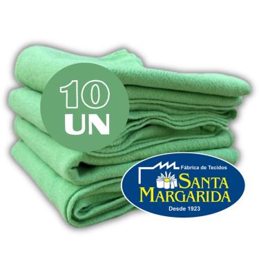 Imagem de Jogo 10 Panos de Prato Cozinha Grande Liso Pé de Galinha Colorido