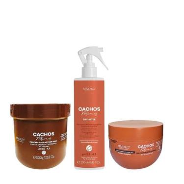 Imagem de Kit Arvensis Professional Cachos Naturais - Máscara Crespos 500g + Gel