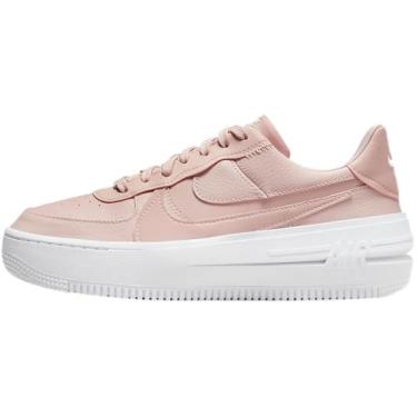 Imagem de Nike T nis feminino Air Force 1 PLT.AF.ORM rosa Oxford/rosa claro macio (DJ9946 602), Oxford rosa/rosa claro e macio, 9.5