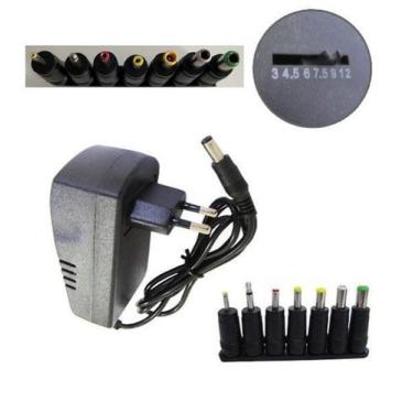 Imagem de Fonte Universal 8 Plugs Regulável 30W 3.0A 3V~12V - Mb