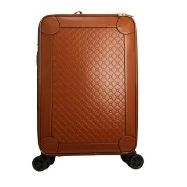 Imagem de Mala Capodarte de Bordo Capodarte Camel Monograma-Unissex