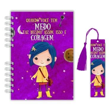 Imagem de Planner de Leitura Diário – Edição Coraline | Capa Dura + Marcador com Tassel + Marcador Magnético