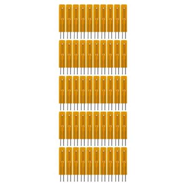 Imagem de GRCFUMO 50pcs Termistor de filme fino, Termistores, MF55 B3950 Resistor térmico isolado para rede de comunicação (MF55-502F-B3950-L25 (5K 3950)) (MF55-103F-B3950-L25 (10K 3950)) (MF55-503F-B3950-L25
