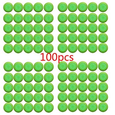 Imagem de Justfund Pacote Com 100 Recargas De Dardos Verdes, Balas Disco Para Munição Nerf Vortex Blaster Praxis Nitron Vigilon Proton (100 Unidades)