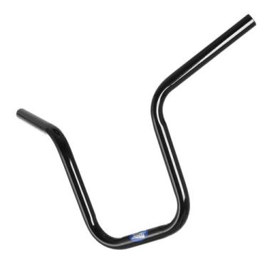 Imagem de Guidão pro tork esportivo alto motoboy aluminio cg 125, PRETO, Único